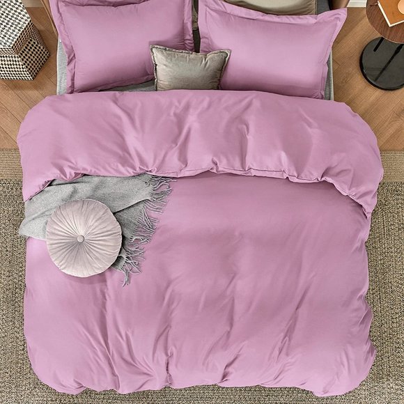 New Full or Queen Duvet Covers  - Soft Brushed Microfiber 3 Pieces with Zipper C - Picture 11 of 16